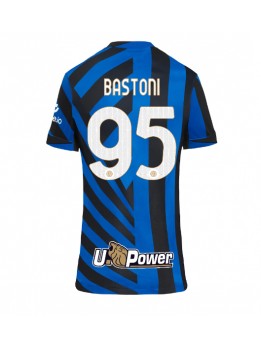 Inter Milan Alessandro Bastoni #95 Zenski Domaci Dres 2024-25 Kratak Rukavima